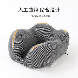 Almohada Magnética de Espuma Viscoelástica en Forma de U, Superventas Transfronteriza, para Viajes, Soporte Cervical, Tamaño Adulto, Color Sólido FX 130 - Product Image 2