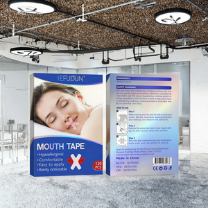 SEFUDUN Hypoallergenes Mundklebeband gegen Schnarchen - 120 Stück Vliesstoff Schlafklebeband Tragbare Box Komfortabel Atmungsaktiv Modell - Product Image 6
