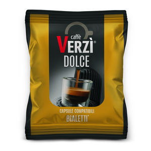 Café Verz 100 capsules Dolce compatibles avec les machines à expresso Bialetti Prix par capsule 0,14 - Product Image 1
