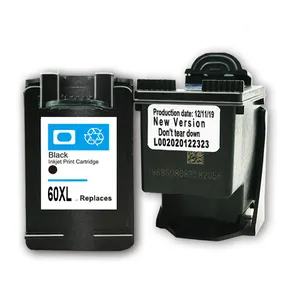 Yes-colorful 60XL 60 XL Remanufactured Inkjet Cartridge For Hp Deskjet D1620 D1630 D1658 D1660 D1663 D1668 D2530 D2545 D2560