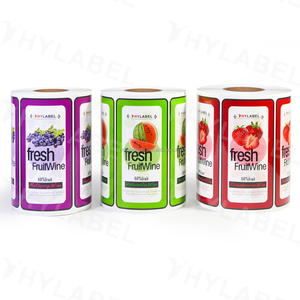 Tùy chỉnh thiết kế bao bì dính giấy chai nước trái cây nhãn chai nước giải khát nhãn bao bì nhãn dán thực phẩm nước giải khát nhãn - Product Image 3
