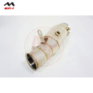 MERTOP RACING SS304 200Cell Sport Cat 3.0 ''N55 Hiệu Suất Downpipe Cho M2 F87 2016 + F30 F33 M135i 335i 335xi Với Lá Chắn Nhiệt - Product Image 2