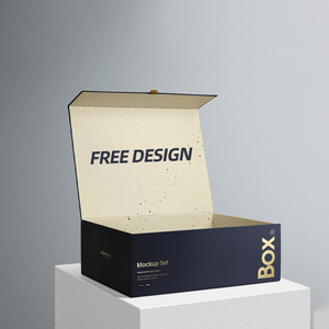 Tùy Chỉnh In Logo Cứng Nhắc Tông 2Mm Nam Châm Đóng Cửa Có Thể Gập Lại Sang Trọng Màu Đen Từ Hộp Quà Tặng - Product Image 5