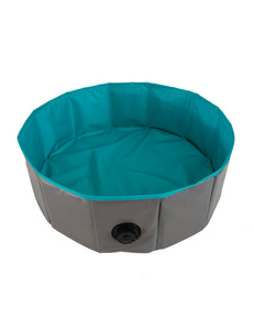 <span class=keywords><strong>Piscina</strong></span> Pieghevole per <span class=keywords><strong>Cani</strong></span> di Taglia Grande in PVC, Materiale Durevole per il Lavaggio dei <span class=keywords><strong>Cani</strong></span>, Grigio e Verde, Certificata CE EN-71 e BSCI - Product Image 4