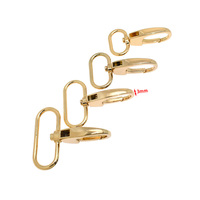 Metall Karabiner haken Drehbarer Schlüssel bund halter 19/25/32/38mm Hunde clips für Taschen Ovale Form Nagel Akzeptieren Sie benutzer definierte Logos Gürtel riemens chnalle