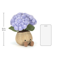 Peluches Amuseables Hydrangea Cat Flowers, jouets en peluche de la série Amuseables, poupées, cadeau parfait pour un anniversaire, des vacances