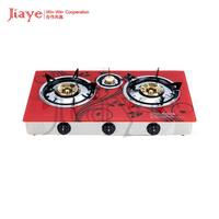 Vente en gros d'appareils de cuisson de haute qualité table de cuisine cuisinière à gaz 3 feux