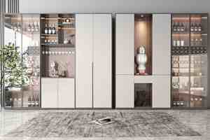 High-quality Zero-Cost Design Modern Style Living Room Sideboard & <b>Wine</b> <b>Cabinet</b> Set Factory Direct Sales - Product Image 2