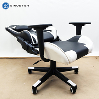 Fauteuil de Gaming Ergonomique Inclinable pour Esports avec Support Lombaire, Pivotant à 360 Degrés, Réglable en Hauteur, en Similicuir – Vente en Gros