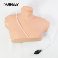 Modèle de formation clinique en sciences médicales DARHMMY en PVC, ponction veineuse centrale, intubation de la veine jugulaire interne, mannequin d'enseignement