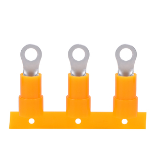 Terminales de Anillo <span class=keywords><strong>RVN</strong></span> 5.5-4S, Terminales de Cable Preaislados con Aislamiento de Nailon o PVC, Ojales de Latón - Product Image 1