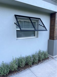 Thiết kế hiện đại cố định ngoài trời tán houstonian đứng đường may thời tiết bằng chứng kim loại cửa kim loại cửa sổ mái hiên cho bên ngoài - Product Image 5