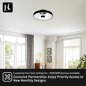 18 inch bedroom embedded intelligent <b>dimmable</b> 3-color modern bladeless <b>LED</b> <b>ceiling</b> fan with <b>light</b> and remote control - Product Image 5