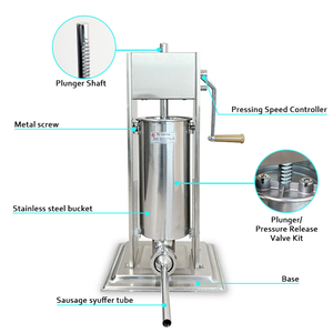 JINKUN Machine <span class=keywords><strong>à</strong></span> saucisses maison en acier inoxydable d'une capacité de 11LBS/5L - Product Image 3