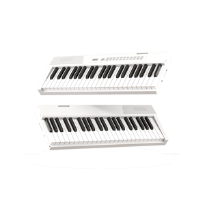YIMO <span class=keywords><strong>Piano</strong></span> pliant magnétique <span class=keywords><strong>de</strong></span> type clavier en plastique <span class=keywords><strong>Piano</strong></span> numérique pliant Clavier standard 88 touches portable avec batterie au lithium - Product Image 4