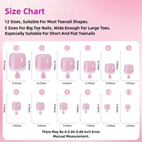 Bestseller transfrontalier : Capsules d'ongles pour orteils effet œil-de-chat, style French, paillettes pour nail art, en boîte, quatre couleurs, ultra-fines