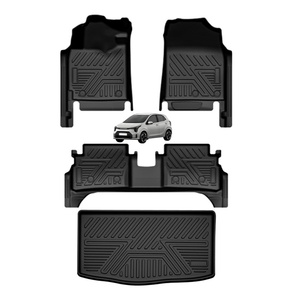 Alfombrillas de Coche de Lujo 5D Personalizadas para Todo Clima, Juego Universal de 3/4 Piezas de TPE para Kia Morning - Product Image 3