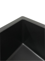 BLM-GU4141S 16*16*8 pouces noir sous évier simple bol évier en granit Composite évier pour cuisine