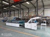 Machine à plastifier à flûte en carton ondulé 1600 semi-automatique plastifieuse manuelle de montage de colle pour boîte en carton