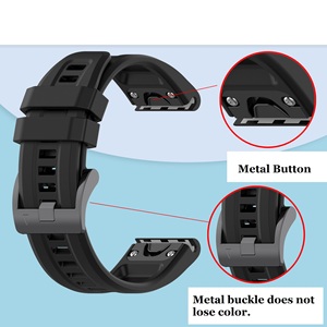 Bracelet de montre en silicone à dégagement rapide 20mm 22mm 26mm pour <span class=keywords><strong>Garmin</strong></span> Fenix7pro/ <span class=keywords><strong>7S</strong></span>/ 7X - Product Image 4