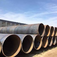 Tuyau en acier soudé en spirale SAW de grand diamètre pour la construction de pipelines d'eau, d'huile et de gaz