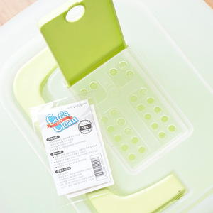 <b>Cat</b> Litter <b>Box</b> Rectangle 47x34x41 Cm Splash Proof Enclosed PP Material Green Yellow Blue Pink - Product Image 1