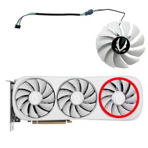 88MM nuevo para <span class=keywords><strong>ZOTAC</strong></span> GeForce RTX4070ti 4070ti SUPER <span class=keywords><strong>4080</strong></span> 4080s TRINITY OC WHITE tarjeta gráfica ventilador de repuesto GA92S2U - Product Image 3