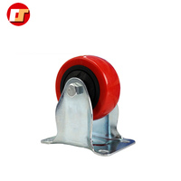 Roue de chariot de courses en polyuréthane à dureté personnalisée, en acier inoxydable, à faible résistance au roulement, avec centre en fonte, sans frein inclus, OEM