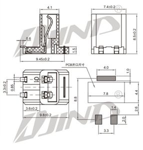 Connecteur Offre Spéciale GF3.3-2P automobile 3.3mm - Product Image 2