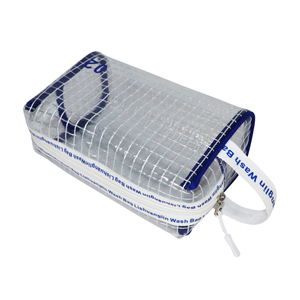 Neceser con Cierre, Fácil de Transportar, para Viajes de Negocios, Personalizado, Unisex, Nuevo, Azul, Ecológico, de PVC, a la Moda, Impermeable, Organizador de Maquillaje - Product Image 3