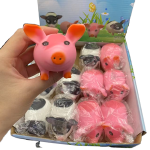 Mignon belle forme de cochons doux presser sensoriel Fidget jouet décompression soulagement de l'anxiété Anti-Stress TPR rebond lent enfants unisexe - Product Image 2