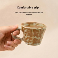 Ensemble tasse et soucoupe en céramique style nordique simple, 12 oz, blanc/rose clair/vert clair/noir, compatible lave-vaisselle et micro-ondes, cadeau pour le thé de l'après-midi