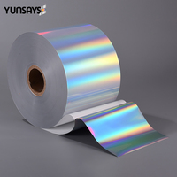 Étiquettes holographiques autocollantes imperméables Laserjet en PET et PP pour Afinia LT5C, usage cosmétique