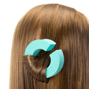 6 unidades de diadema rizador sin calor, rulos suaves sin calor para el cabello, rulos para dormir, anillo fijo en forma de C, herramientas de peinado - Product Image 2