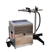 Codeur à jet d'encre CIJ automatique électrique efficace, machine de codage industrielle 344 m/min pour la codification de films sur ligne de production longue distance