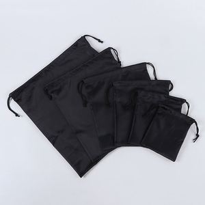Factory Custom Logo Price Promotional Sports Polyester Nylon <b>Drawstring</b> Packing <b>Bag</b> - Product Image 4
