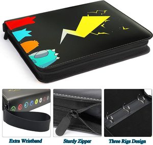 สมุดใส่การ์ด Amanda Boxes Binder เหมาะสำหรับการ์ดเกมโปเกมอน สามารถใส่การ์ดได้สูงสุด 400 ใบต่อหน้า <span class=keywords><strong>50</strong></span> หน้า รุ่นใหญ่ 4 ช่อง - Product Image 4