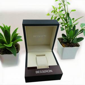 Cajas de Regalo de Madera para Relojes, Personalizadas, de Lujo, de Alta Calidad, con Acabado Mate, Negras, Individuales, Vacías, de Papel, para Relojes Automáticos - Product Image 2
