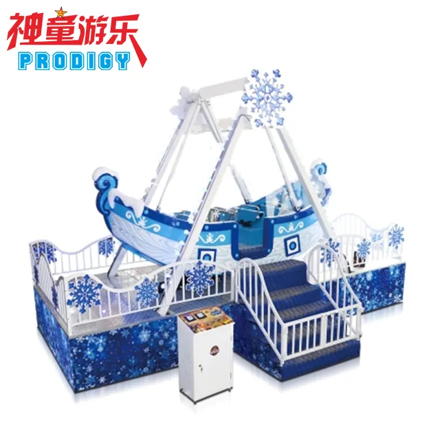 Fabrika fiyat karnaval çocuklar konumlar eğlence parkı sürmek salıncak buz kar Mini korsan gemisi
