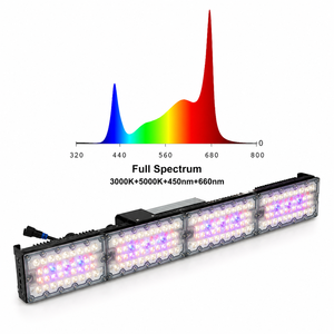 ไฟปลูกพืช Meijiu 400W แสงส่องจากด้านบน สเปกตรัมเต็ม ใช้หลอด <span class=keywords><strong>LED</strong></span> Samsung <span class=keywords><strong>Osram</strong></span> สำหรับปลูกผักและผลไม้ในร่ม - Product Image 1