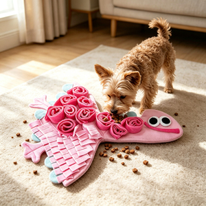 Tapis de renifflement pour animaux de compagnie, motif dinosaure, tapis de puzzle interactif pour chats et chiens, entraînement olfactif, tapis de renifflement pour l'alimentation lente - Product Image 6