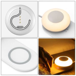 Custom Desk Usb <b>Wireless</b> Charging Touch Control Bedside <b>Lamp</b> With Phone Charger for Yoga - Product Image 4