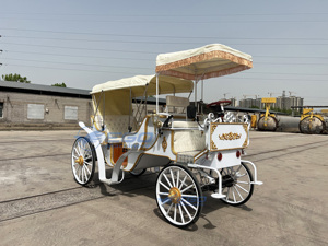 Carruaje de Caballos Clásico de Princesa Cenicienta 2025, Vehículo Eléctrico Turístico en Venta - Product Image 3