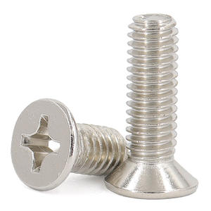 สกรูหัวจมแบบไขว้ ชุบเหล็ก-นิกเกิล ขนาด M1 ถึง M6 มาตรฐานกวางตุ้ง Yb/T 819 ขายส่งจากโรงงาน - Product Image 5