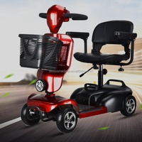 Nouveau produit : scooter de mobilité pliable à 4 roues pour personnes âgées, idéal pour les voyages et l'extérieur
