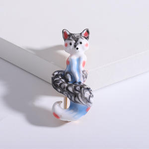 Broche <span class=keywords><strong>renard</strong></span> mignonne effet goutte d'huile, version coréenne, simple et élégante, pour femme, idéale pour les soirées, bijou cadeau exquis et polyvalent - Product Image 2