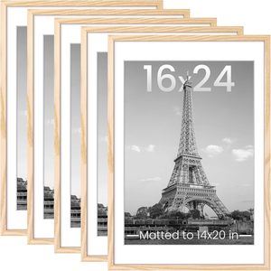 <b>Frames</b> Picture A4 & A3 Poster <b>Frame</b> for 6x8 Pictures <b>Black</b> Wood Picture <b>Frames</b> Set of 3 & 4 & 6 - Product Image 2