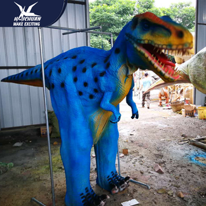 Traje <span class=keywords><strong>de</strong></span> dinosaurio con piernas ocultas realistas, disfraz <span class=keywords><strong>de</strong></span> dinosaurio adulto ligero y portátil para espectáculo <span class=keywords><strong>de</strong></span> Cosplay - Product Image 6