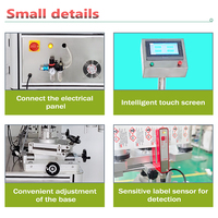 Machine à sceller et étiqueter automatique Étiqueteuse ronde transparente de coin d'étanchéité de boîte d'étiquettes anti-contrefaçon