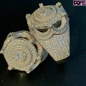 Anillo de moissanita personalizado <span class=keywords><strong>King</strong></span> Crown The <span class=keywords><strong>Don</strong></span> Hip Hop Ring Iced Out 925 Silver VVS Championship Ring - Product Image 2
